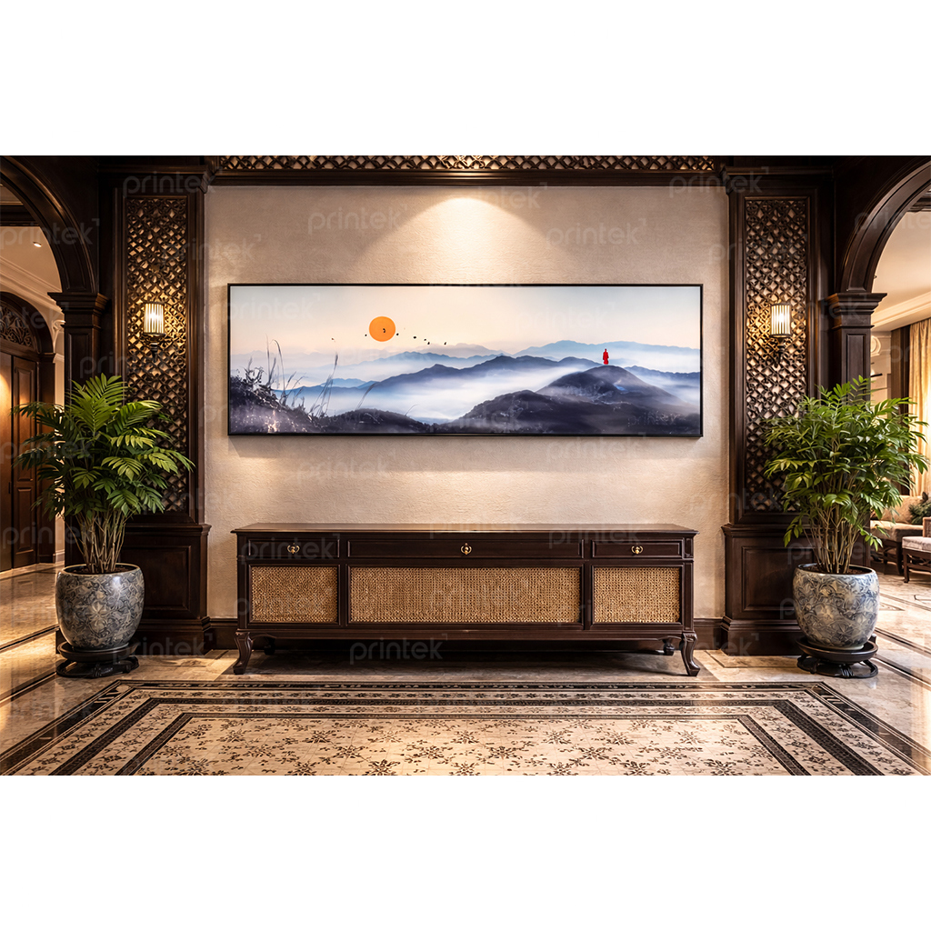 Tranh thủy mặc đã có khung - ST1332307