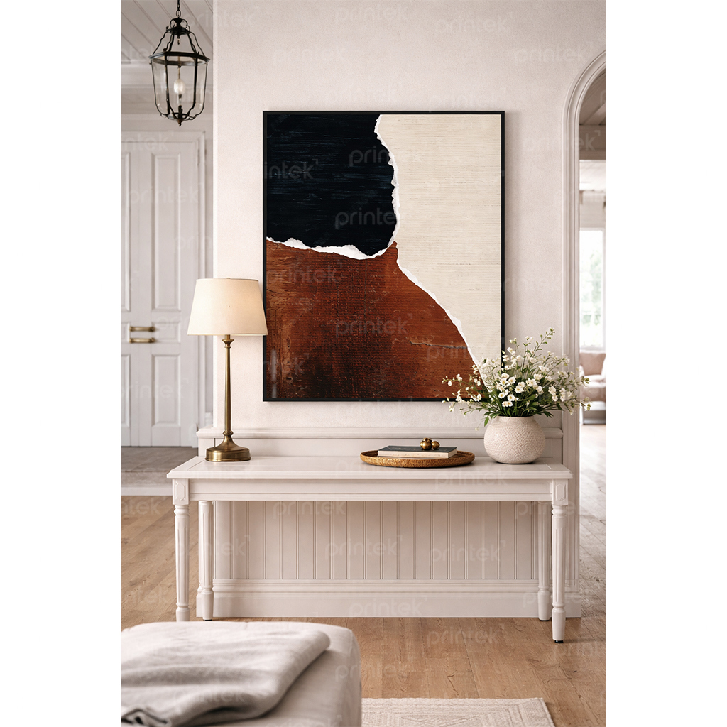 Tranh trừu tượng đã có khung - ADB133263