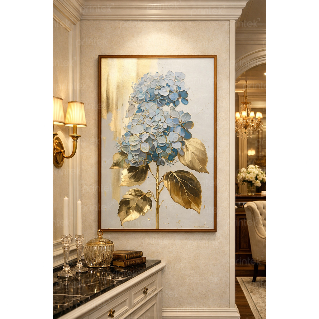 Tranh hoa khổ dọc trang trí phòng ăn - TT6121