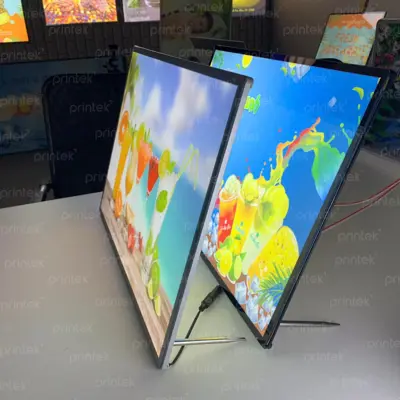 Tranh LED siêu mỏng, tranh menu led, tranh poster led, hộp đèn quảng cáo cỡ 60x120cm