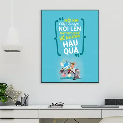Tranh động lực văn phòng, cỡ 40x60cm – DL001-93