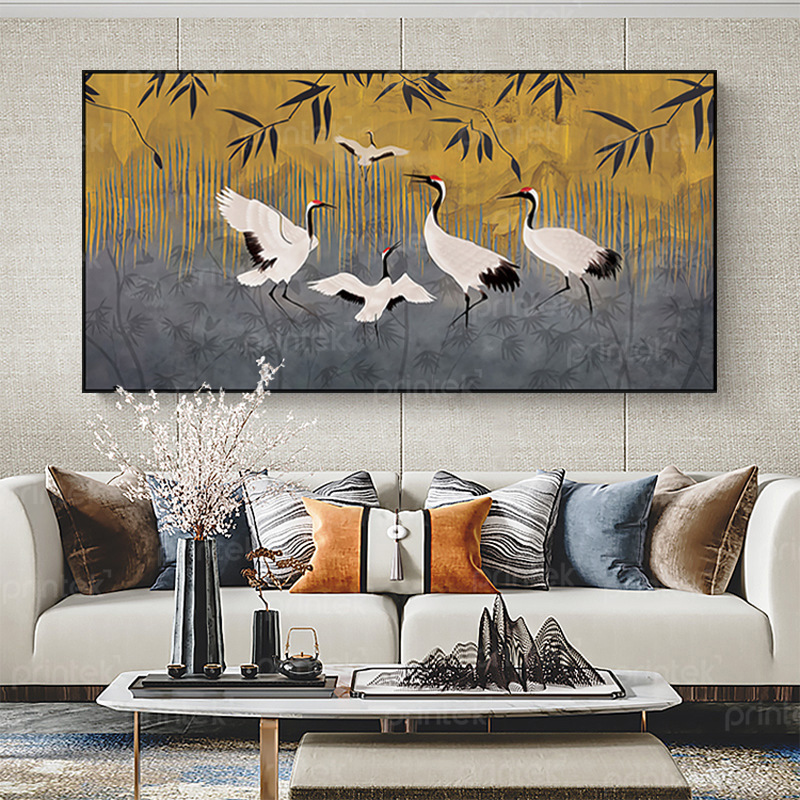 Cách chọn tranh canvas phòng khách phong thủy, mang đến tài lộc