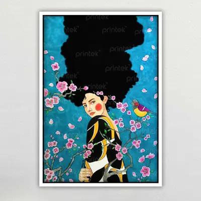 Tranh chân dung cô gái, đã có khung – AL2809126