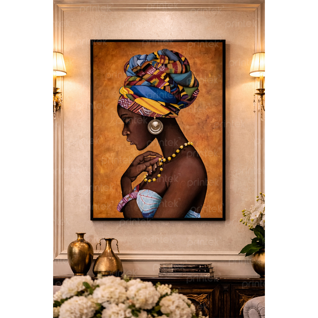 Tranh treo tường chân dung, tranh canvas - CD5698