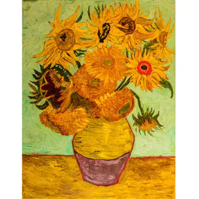 Tranh hoa hướng dương Van Gogh - DC-ST7978