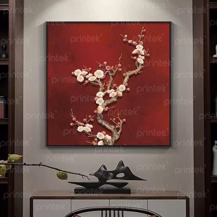 Tranh "Bạch Mai Phú Quý" - TT4493