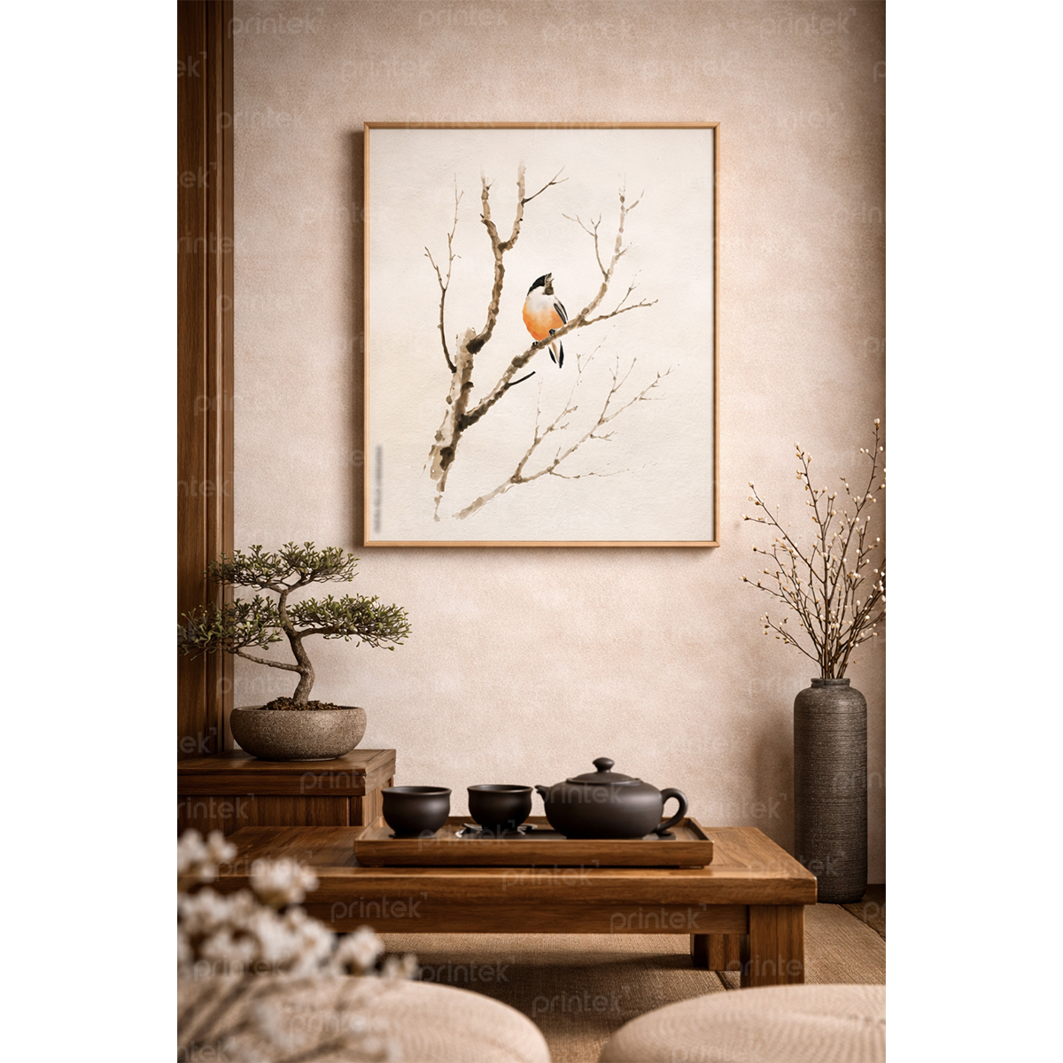 Tranh thủy mặc phong cảnh - ADB13323644