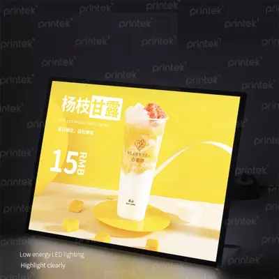 Tranh LED siêu mỏng, tranh menu led, tranh poster led, hộp đèn quảng cáo cỡ 40x60cm
