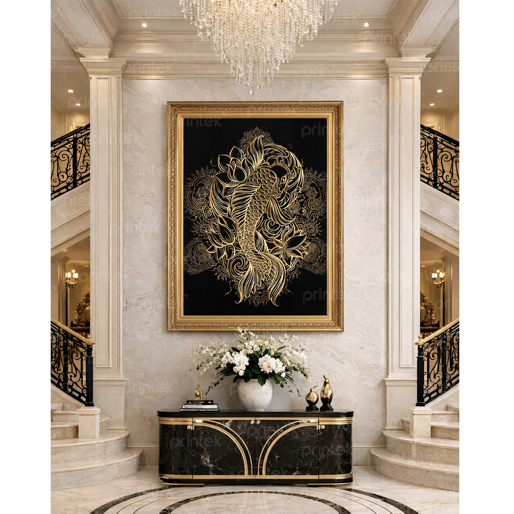 Tranh cá phong cách indochine – DC-VN40