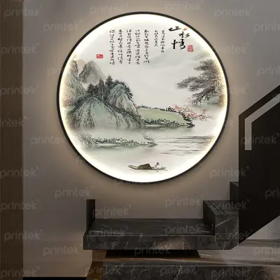 Tranh đèn led thủy mặc treo tường - PT6213
