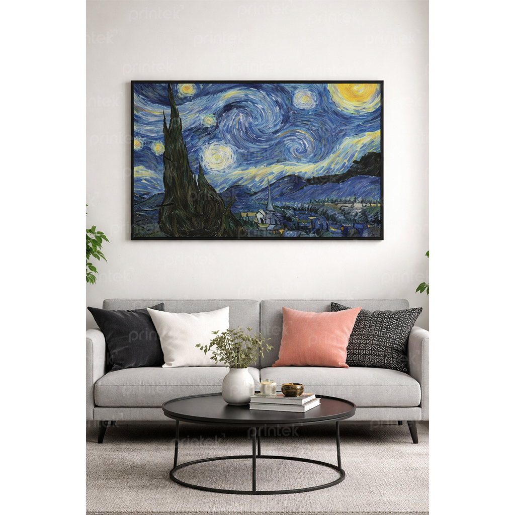 Tranh Van Gogh, Đêm Đầy Sao – MS4822