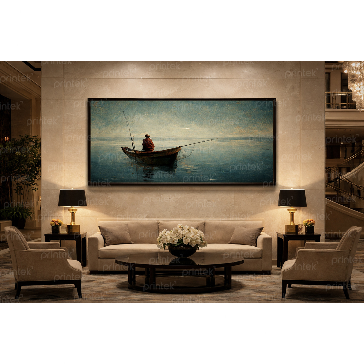 Tranh phong cảnh treo tường phòng khách - ADB86