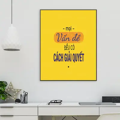 Tranh động lực văn phòng, cỡ 40x60cm – DL001-84
