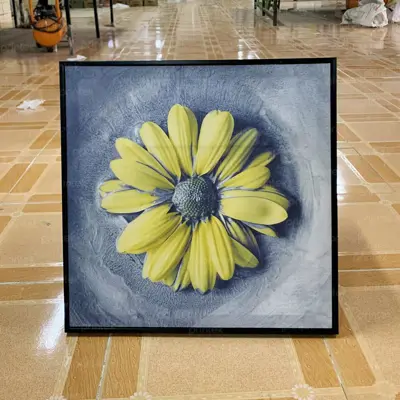 Tranh Hoa cúc vàng, đã có khung – MS4155