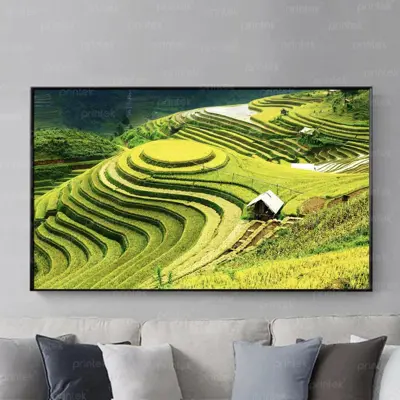 Tranh ruộng bậc thang, đã có khung – MS4698