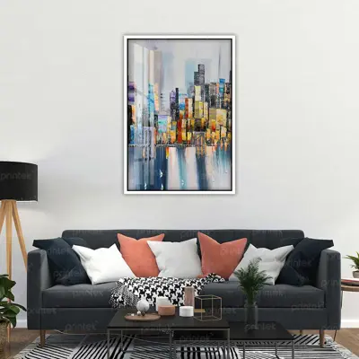 Tranh trừu tượng thành phố – MS5175
